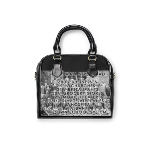Shoulder Handbag  (HIDDEN  TRUTHS "Black Wealth. Black Excellence. Black Wall Street."