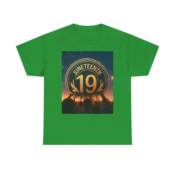 Juneteenth Celebration Unisex Heavy Cotton Tee June 19, 1865—The Truth Unfolds 💚 - Image 79