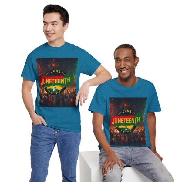 Juneteenth Celebration Unisex Heavy Cotton Tee Juneteenth: The Spirit of Liberation - Image 104