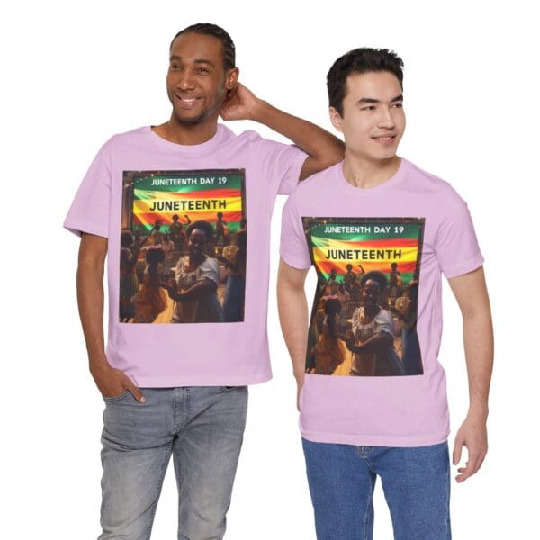 Juneteenth Celebration Tee, Unisex Jersey T-Shirt, Short Sleeve Graphic Tee, Black History Month Shirt, Family Reunion Apparel, Gift [...]"Juneteenth: Freedom Forever, Legacy Unbreakable." - Image 106