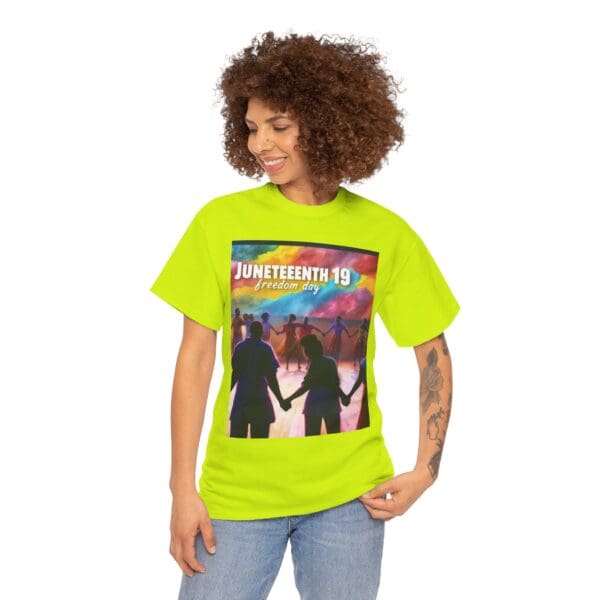 Juneteenth Celebration Tee, Unisex Heavy Cotton Shirt, Freedom Day Apparel, African American History T-Shirt, Comfortable Graphic Tee - Image 69