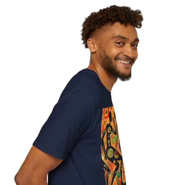 Artistic Dance Unisex Softstyle T-Shirt - Vibrant Culture Print "Symbols of the Past. Strength for the Future." - Image 94
