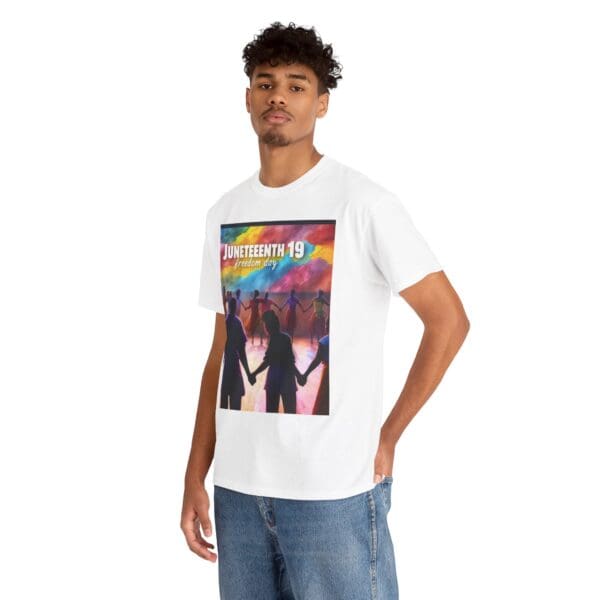 Juneteenth Celebration Tee, Unisex Heavy Cotton Shirt, Freedom Day Apparel, African American History T-Shirt, Comfortable Graphic Tee - Image 6