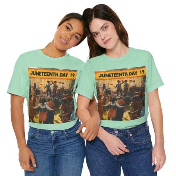 Juneteenth Celebration Tee, Unisex Short Sleeve T-Shirt for Freedom Day, Black History Month, Gift for Activists, Summer Wear, Vintage Style - Image 96