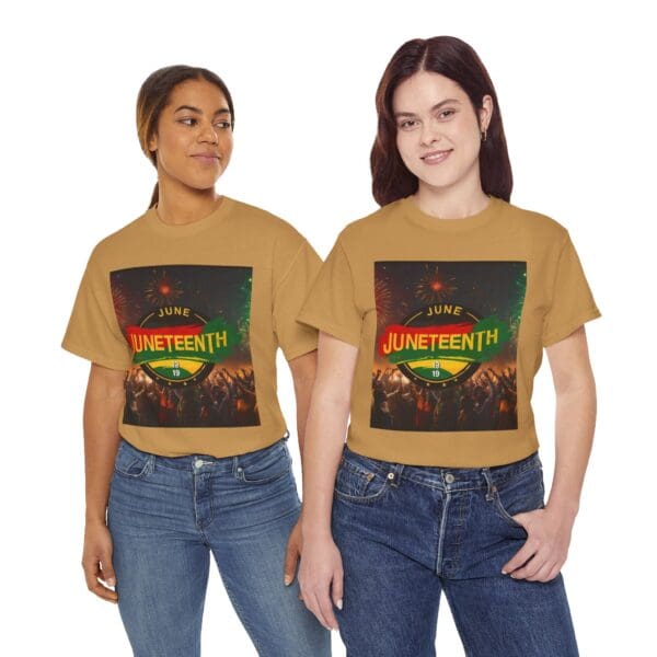 Juneteenth Celebration Unisex Heavy Cotton Tee Juneteenth: The Spirit of Liberation - Image 59