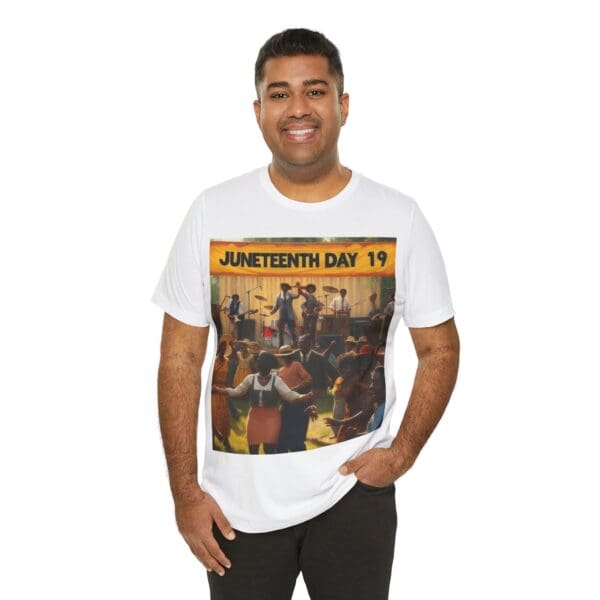 Juneteenth Celebration Tee, Unisex Short Sleeve T-Shirt for Freedom Day, Black History Month, Gift for Activists, Summer Wear, Vintage Style - Image 6