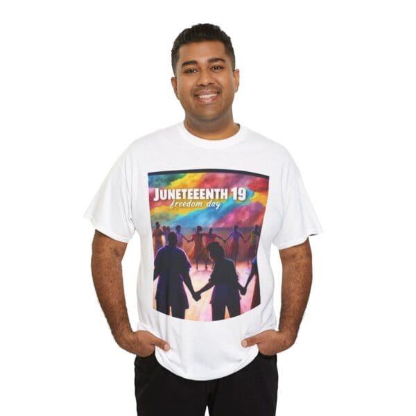 Juneteenth Celebration Tee, Unisex Heavy Cotton Shirt, Freedom Day Apparel, African American History T-Shirt, Comfortable Graphic Tee - Image 7