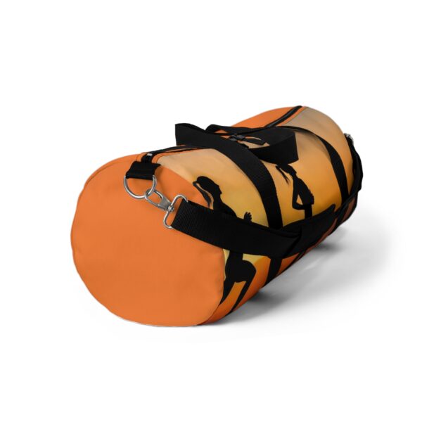 Sunset Runner Duffel Bag - Sporty Travel Gear for Active Lifestyles Golden skies, unstoppable spirit. - Image 7