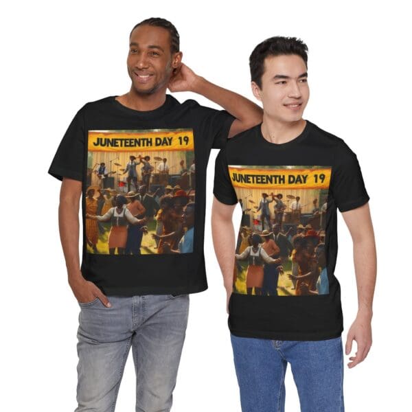 Juneteenth Celebration Tee, Unisex Short Sleeve T-Shirt for Freedom Day, Black History Month, Gift for Activists, Summer Wear, Vintage Style - Image 33