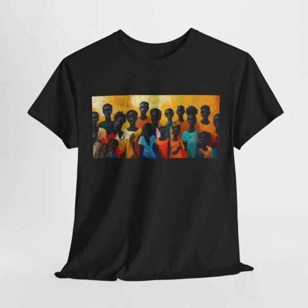 Cultural Unity Unisex Heavy Cotton Tee - Art Inspired Graphic Shirt "Bright Sun. Bold Spirit. Timeless Legacy." - Image 14
