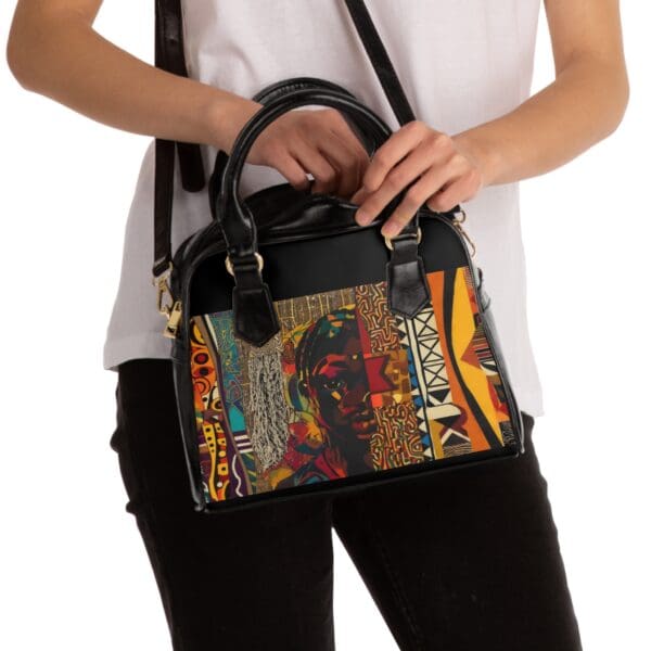 Vibrant Art Shoulder Handbag - Stylish, Functional Tote for Every Occasion - Image 4