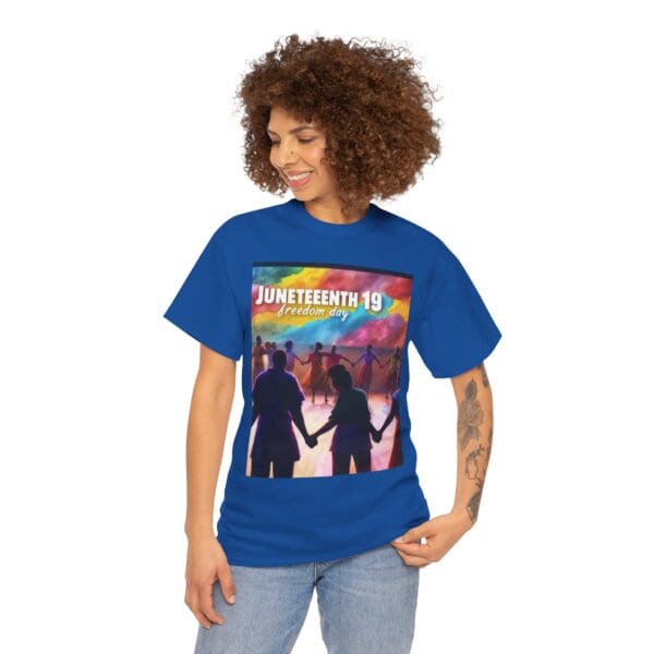 Juneteenth Celebration Tee, Unisex Heavy Cotton Shirt, Freedom Day Apparel, African American History T-Shirt, Comfortable Graphic Tee - Image 85