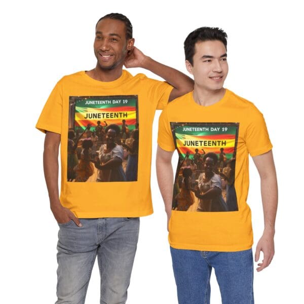 Juneteenth Celebration Tee, Unisex Jersey T-Shirt, Short Sleeve Graphic Tee, Black History Month Shirt, Family Reunion Apparel, Gift [...]"Juneteenth: Freedom Forever, Legacy Unbreakable." - Image 41