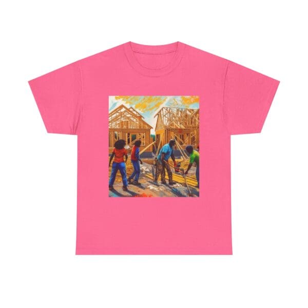 Inspirational Construction Worker Tee - Unisex Heavy Cotton Shirt - Image 131