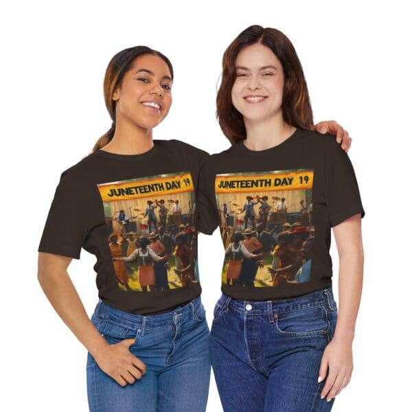 Juneteenth Celebration Tee, Unisex Short Sleeve T-Shirt for Freedom Day, Black History Month, Gift for Activists, Summer Wear, Vintage Style - Image 87