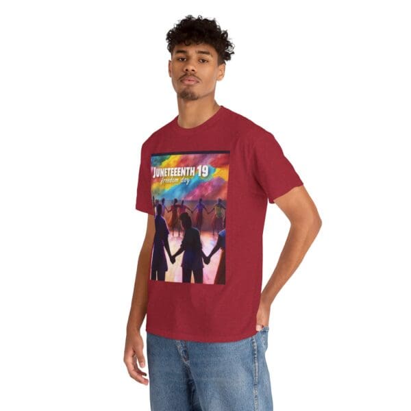 Juneteenth Celebration Tee, Unisex Heavy Cotton Shirt, Freedom Day Apparel, African American History T-Shirt, Comfortable Graphic Tee - Image 104