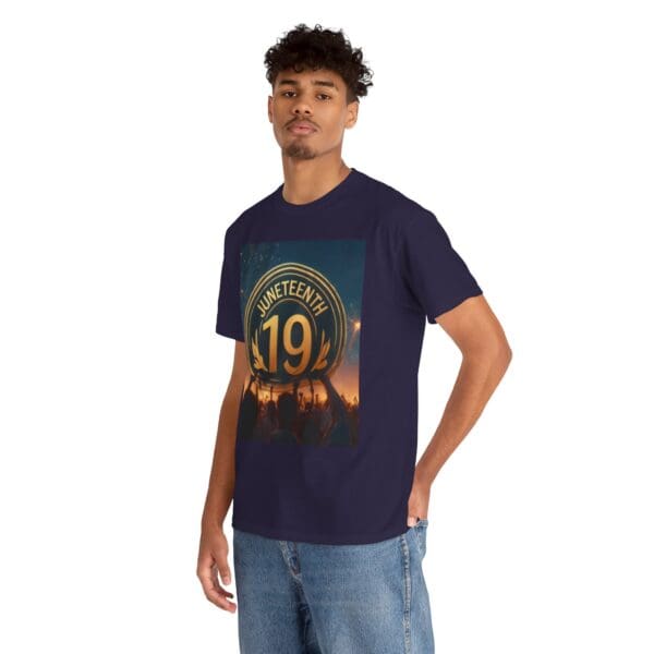 Juneteenth Celebration Unisex Heavy Cotton Tee June 19, 1865—The Truth Unfolds 💚 - Image 103