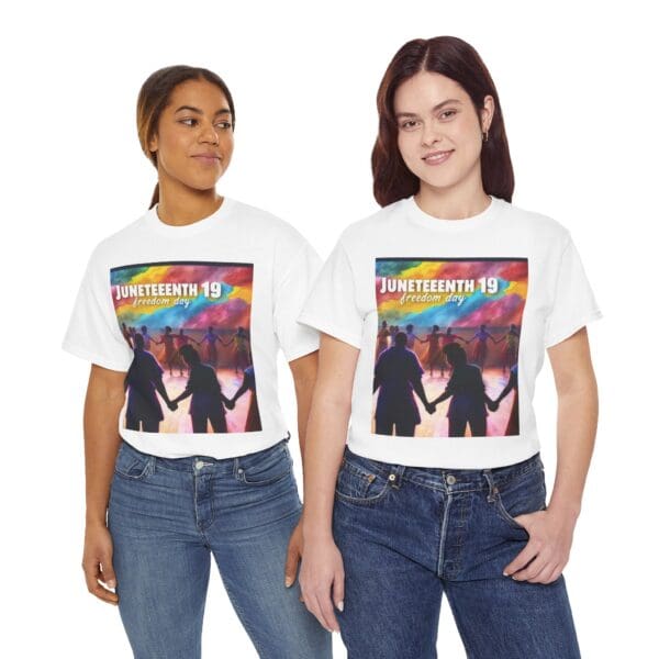 Juneteenth Celebration Tee, Unisex Heavy Cotton Shirt, Freedom Day Apparel, African American History T-Shirt, Comfortable Graphic Tee - Image 8