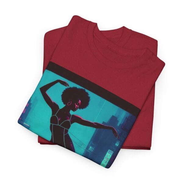 Empowerment Unisex Heavy Cotton Tee - Bold Urban Vibes "Black Joy in Motion. Strength in Every Step." - Image 92