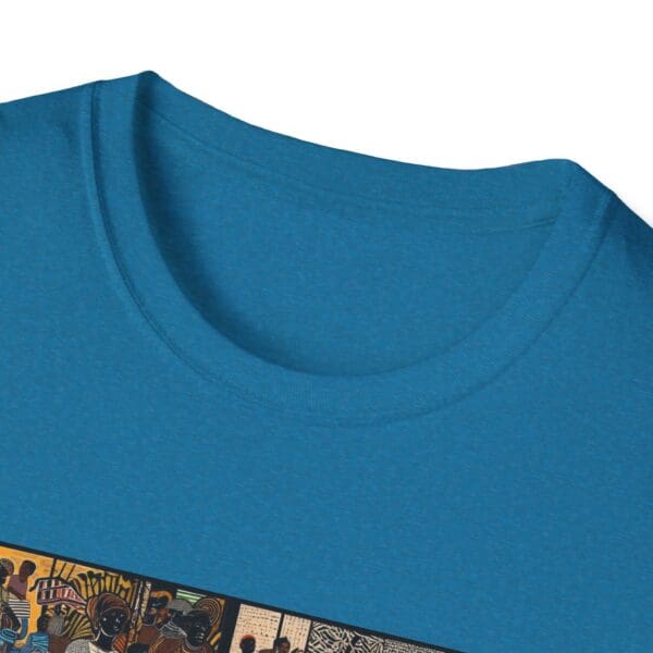 Artistic Unisex Softstyle T-Shirt - Vibrant Community Design "Wear the Movement. Live the Story." - Image 73