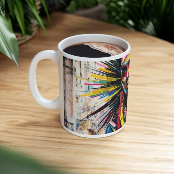 Colorful Artistic Ceramic Mug - 11oz & 15oz - Perfect for Coffee Lovers and Art Enthusiasts Heritage in Color - Image 9