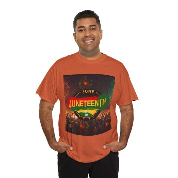 Juneteenth Celebration Unisex Heavy Cotton Tee Juneteenth: The Spirit of Liberation - Image 21