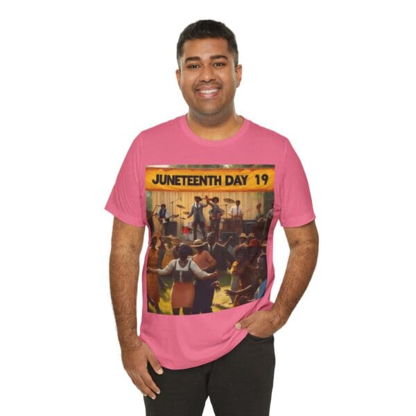 Juneteenth Celebration Tee, Unisex Short Sleeve T-Shirt for Freedom Day, Black History Month, Gift for Activists, Summer Wear, Vintage Style - Image 134