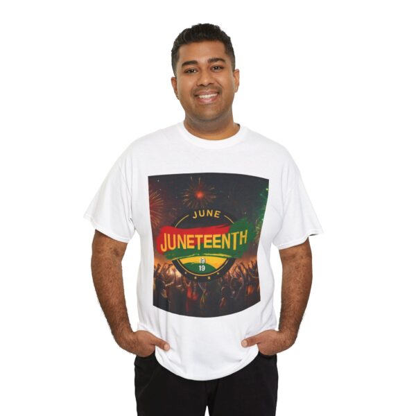 Juneteenth Celebration Unisex Heavy Cotton Tee Juneteenth: The Spirit of Liberation - Image 9