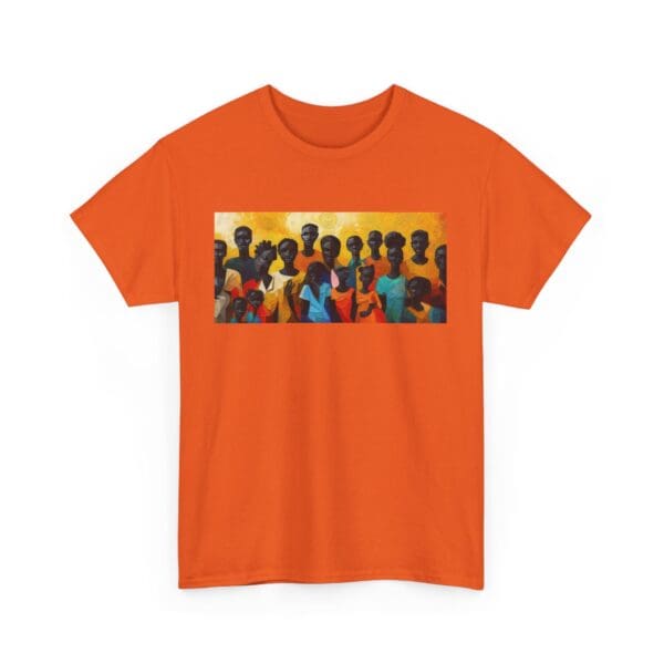 Cultural Unity Unisex Heavy Cotton Tee - Art Inspired Graphic Shirt "Bright Sun. Bold Spirit. Timeless Legacy." - Image 29