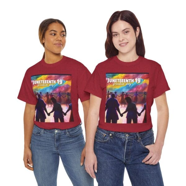 Juneteenth Celebration Tee, Unisex Heavy Cotton Shirt, Freedom Day Apparel, African American History T-Shirt, Comfortable Graphic Tee - Image 107