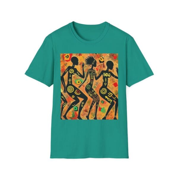 Artistic Dance Unisex Softstyle T-Shirt - Vibrant Culture Print "Symbols of the Past. Strength for the Future." - Image 72