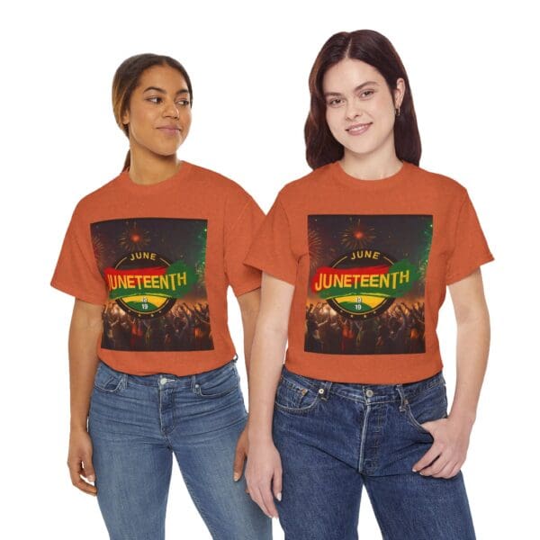 Juneteenth Celebration Unisex Heavy Cotton Tee Juneteenth: The Spirit of Liberation - Image 24