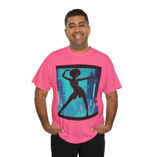Empowerment Unisex Heavy Cotton Tee - Bold Urban Vibes "Black Joy in Motion. Strength in Every Step." - Image 78