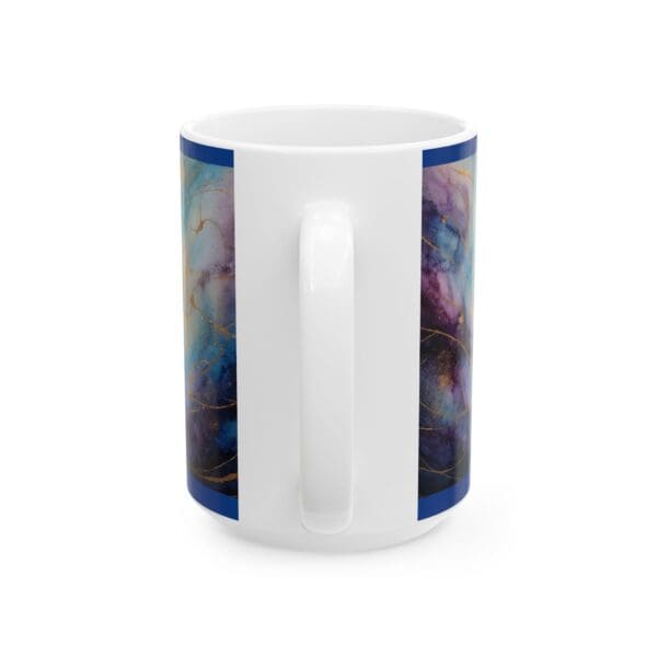Cosmic Beauty Ceramic Mug - 11oz & 15oz | Inspirational Black Art Coffee Cup "Celestial Beauty. Timeless Power." - Image 12