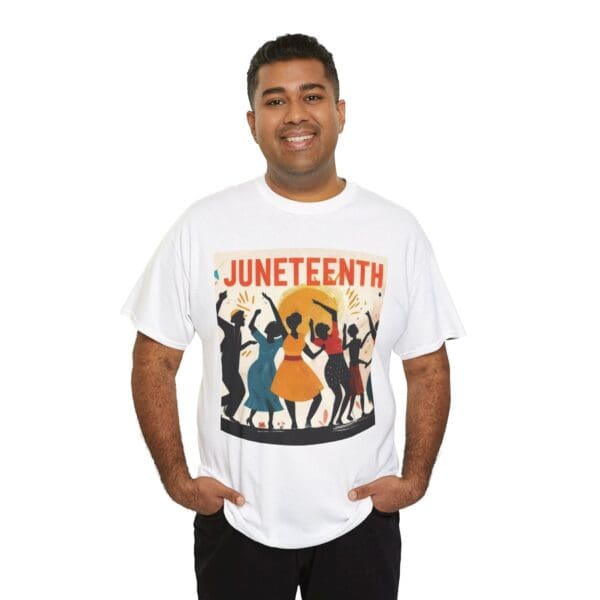 Celebration Juneteenth Tee, Graphic T-Shirt, Unisex Shirt, Black History Month Apparel, Unique Gift, Casual Wear "Emancipation in Motion—Juneteenth Strong." - Image 9