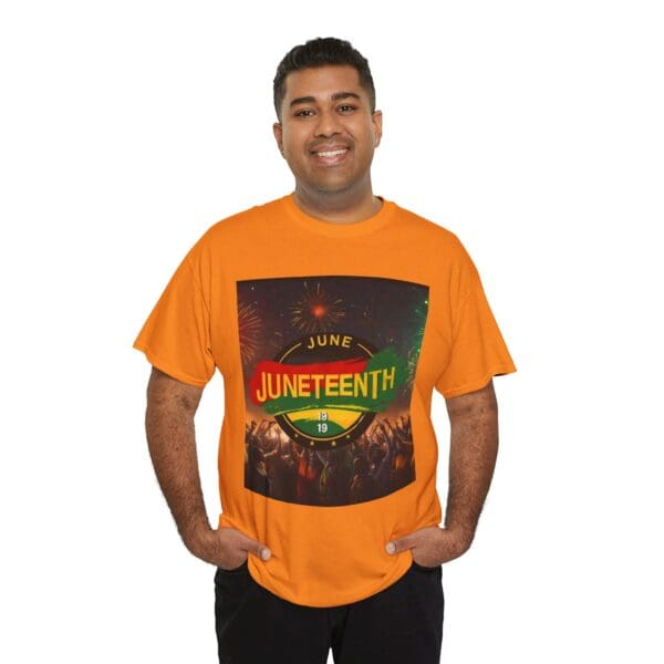Juneteenth Celebration Unisex Heavy Cotton Tee Juneteenth: The Spirit of Liberation - Image 69