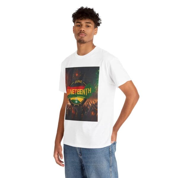 Juneteenth Celebration Unisex Heavy Cotton Tee Juneteenth: The Spirit of Liberation - Image 8