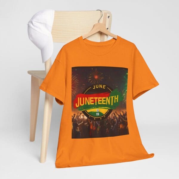 Juneteenth Celebration Unisex Heavy Cotton Tee Juneteenth: The Spirit of Liberation - Image 66