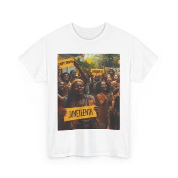 Juneteenth Celebration Tee, Unisex T-Shirt for Cultural Awareness, Freedom Fest Shirt, Heritage Day Apparel, Black History Celebration Wear - Image 3