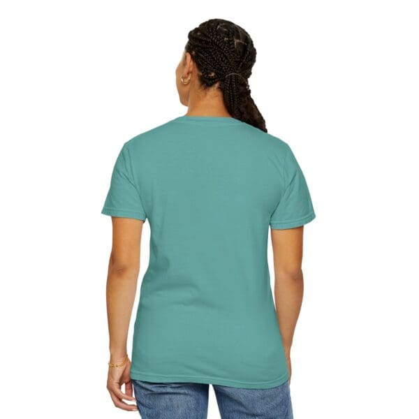 Empowerment Garment-Dyed Unisex T-Shirt - Bold Fist Design Defiant in the Storm, Rising in Strength - Image 94