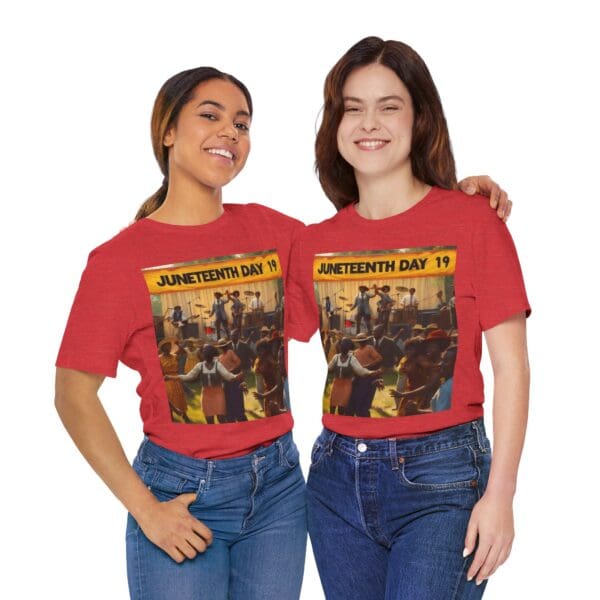 Juneteenth Celebration Tee, Unisex Short Sleeve T-Shirt for Freedom Day, Black History Month, Gift for Activists, Summer Wear, Vintage Style - Image 69