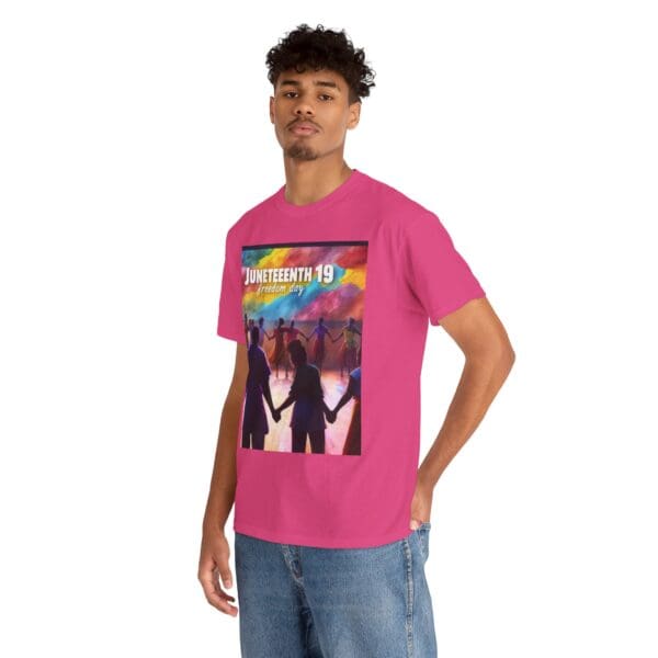 Juneteenth Celebration Tee, Unisex Heavy Cotton Shirt, Freedom Day Apparel, African American History T-Shirt, Comfortable Graphic Tee - Image 94