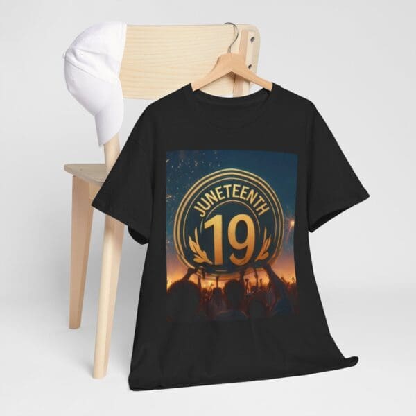 Juneteenth Celebration Unisex Heavy Cotton Tee June 19, 1865—The Truth Unfolds 💚 - Image 15
