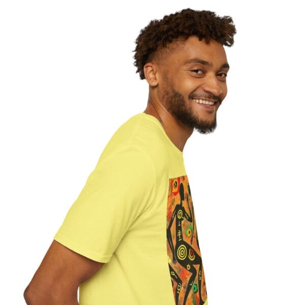 Artistic Dance Unisex Softstyle T-Shirt - Vibrant Culture Print "Symbols of the Past. Strength for the Future." - Image 46