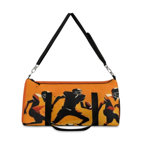 Football Player Duffel Bag - Perfect for Sports Enthusiasts “Golden Hour. Gridiron Glory.” 🔥 - Image 2