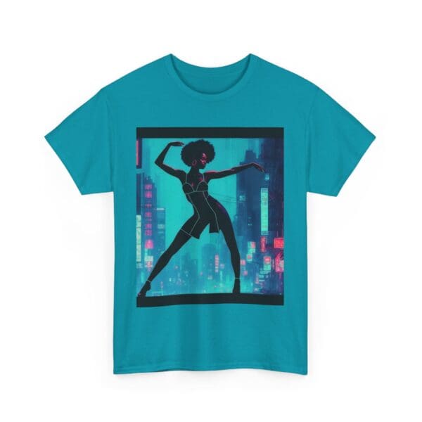 Empowerment Unisex Heavy Cotton Tee - Bold Urban Vibes "Black Joy in Motion. Strength in Every Step." - Image 48