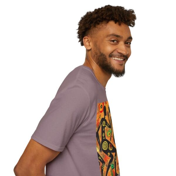 Artistic Dance Unisex Softstyle T-Shirt - Vibrant Culture Print "Symbols of the Past. Strength for the Future." - Image 102