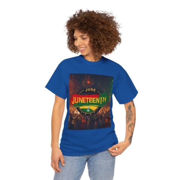 Juneteenth Celebration Unisex Heavy Cotton Tee Juneteenth: The Spirit of Liberation - Image 112