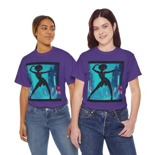 Empowerment Unisex Heavy Cotton Tee - Bold Urban Vibes "Black Joy in Motion. Strength in Every Step." - Image 71