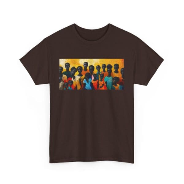 Cultural Unity Unisex Heavy Cotton Tee - Art Inspired Graphic Shirt "Bright Sun. Bold Spirit. Timeless Legacy." - Image 46